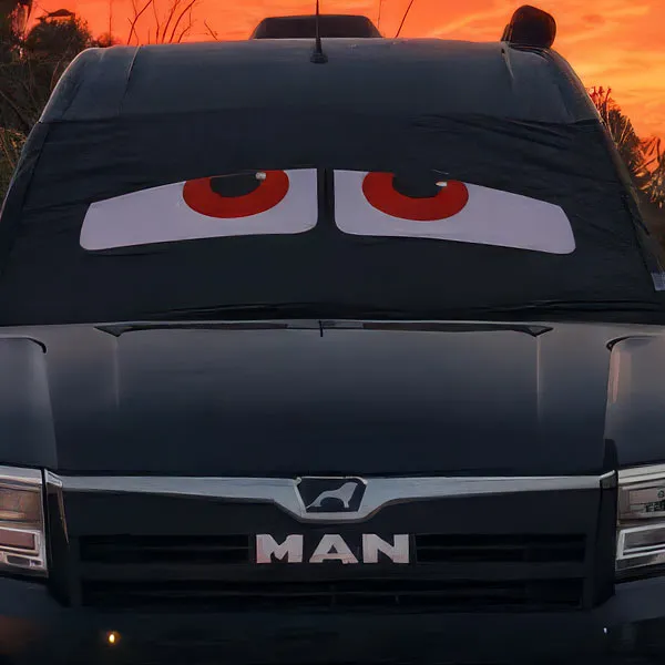 Rainbow Screens Man Campervan Screen covers