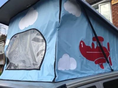 Pop top black out screens Camper