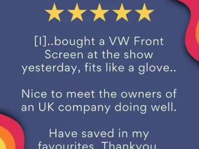 VW front screens in Camper